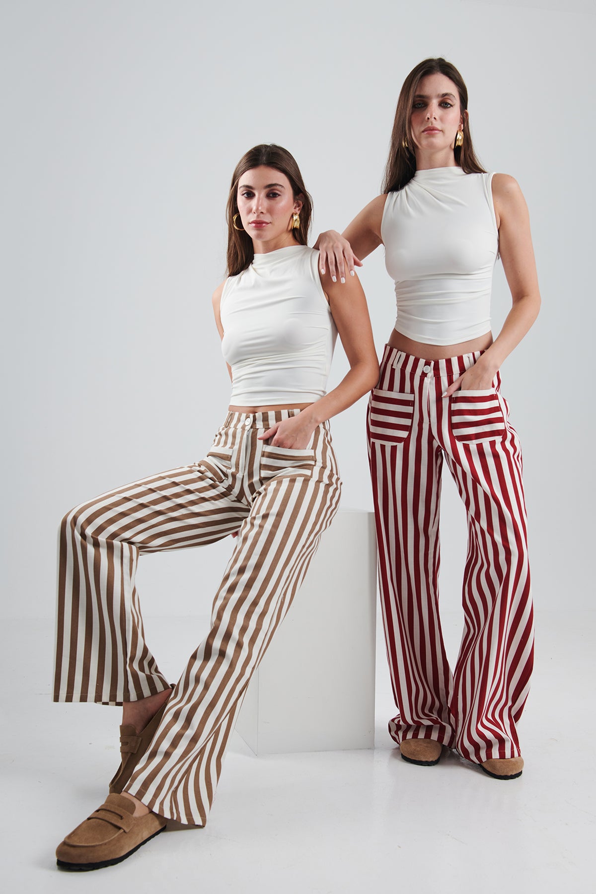 WIDE LEG LINES PANTS