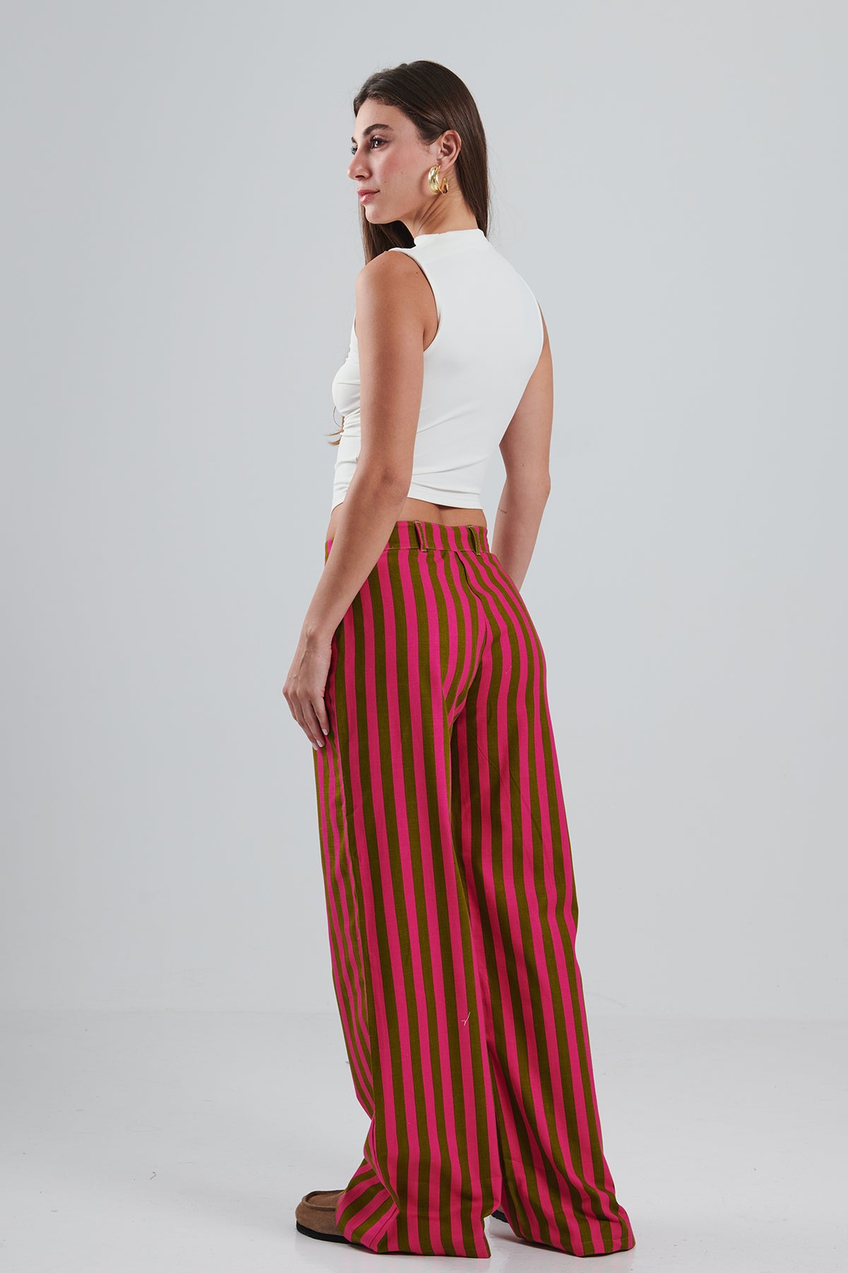 WIDE LEG LINES PANTS