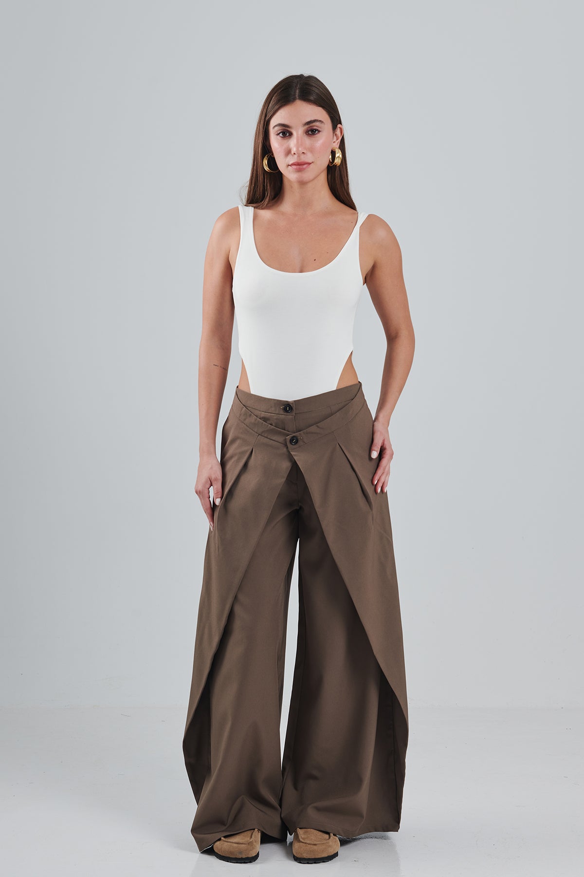 LAYERED WAIST PANTS