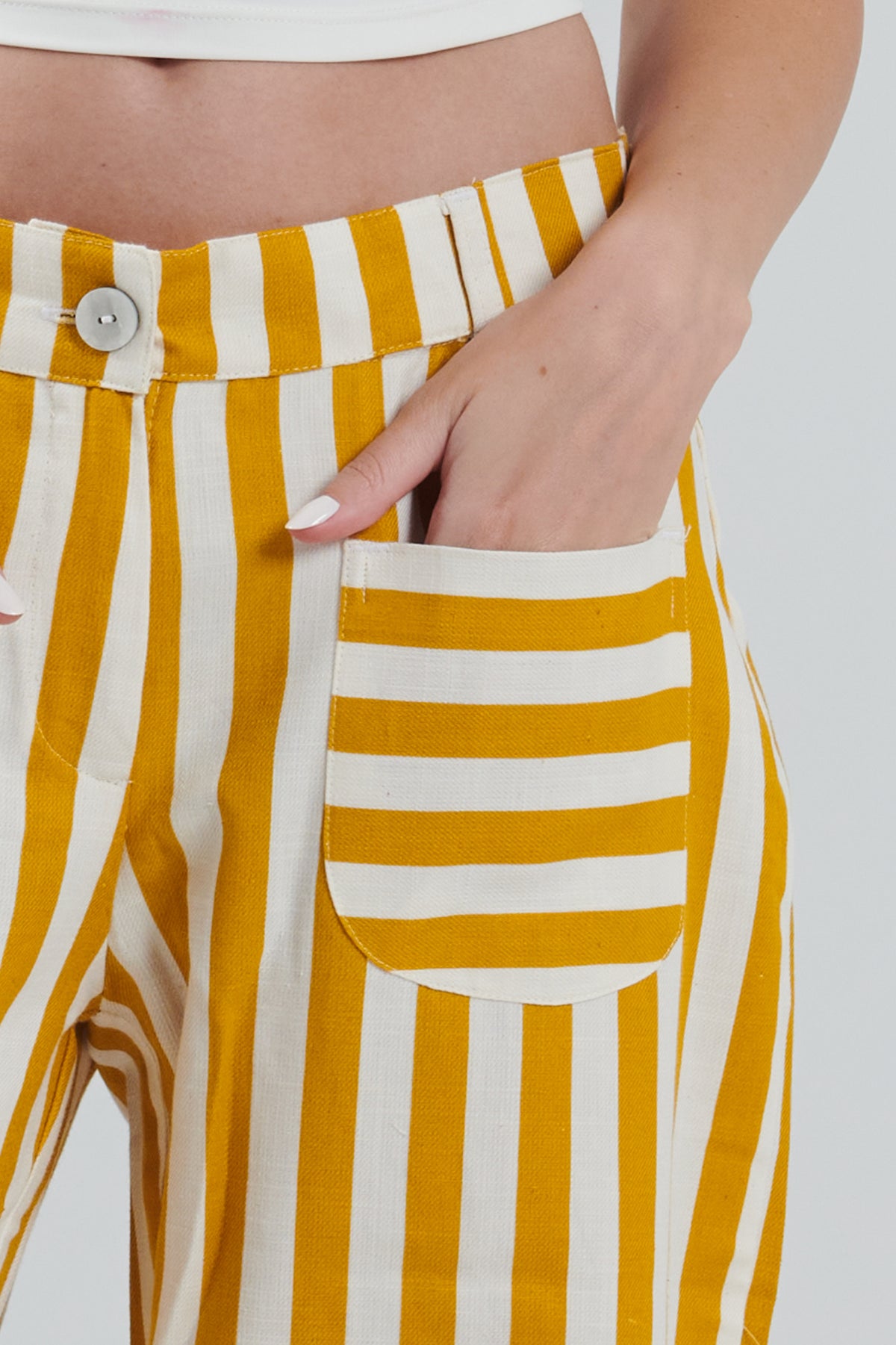 WIDE LEG LINES PANTS