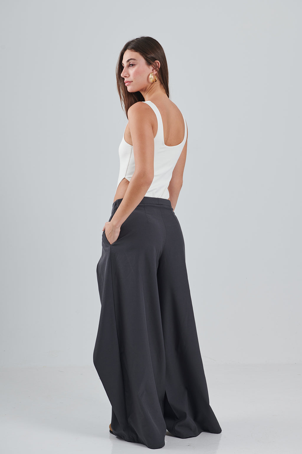 LAYERED WAIST PANTS