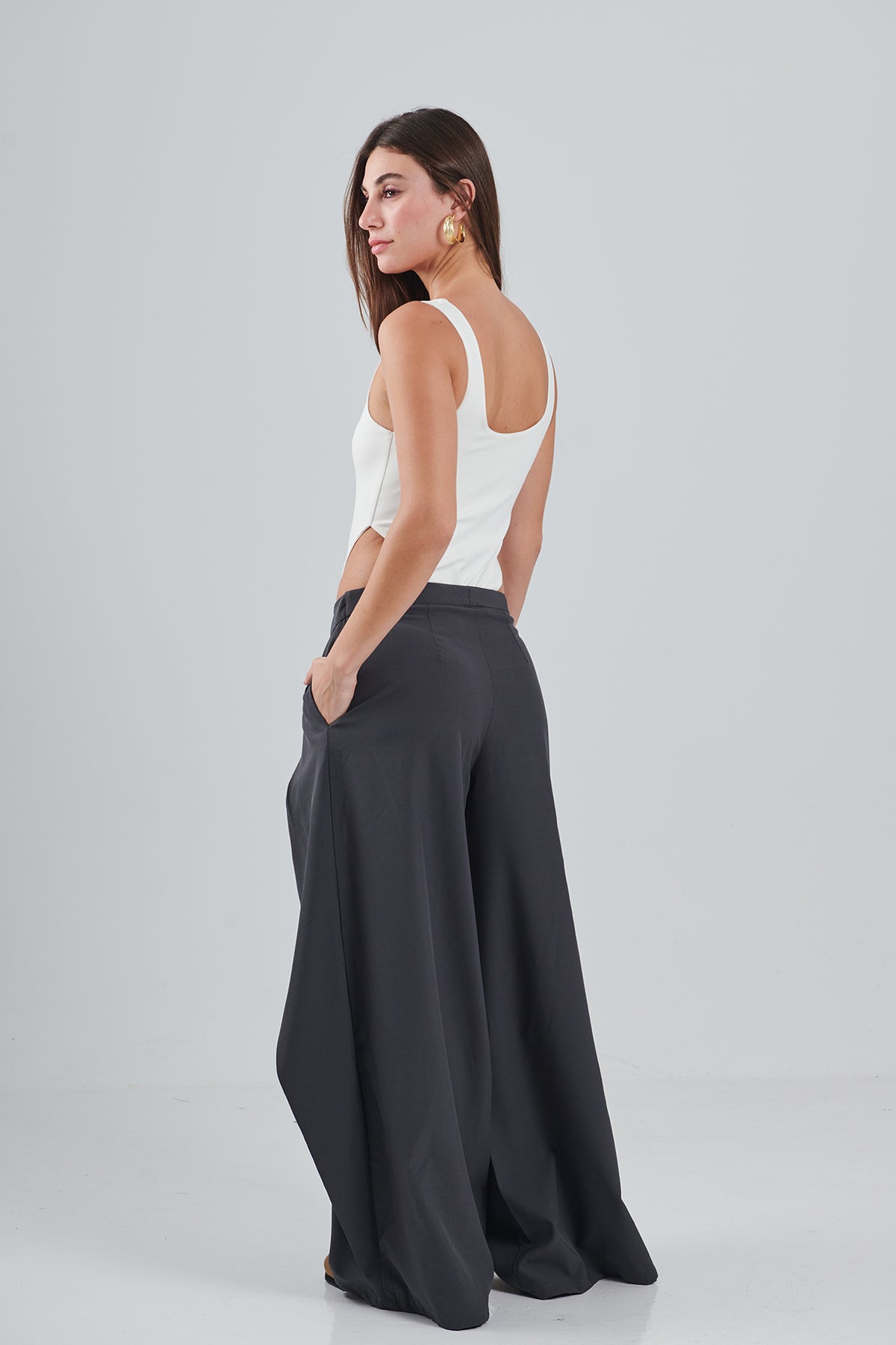 LAYERED WAIST PANTS