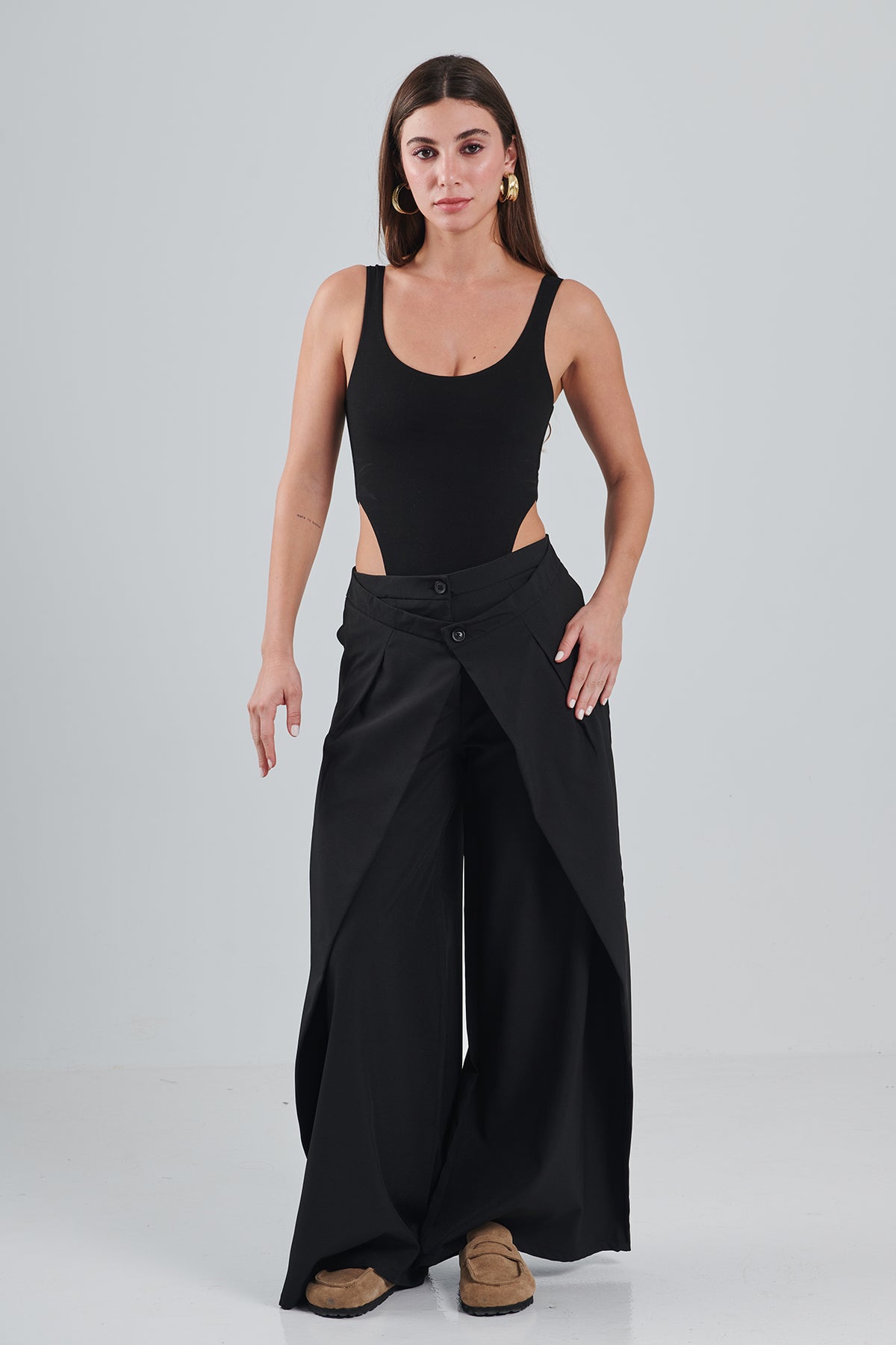 LAYERED WAIST PANTS