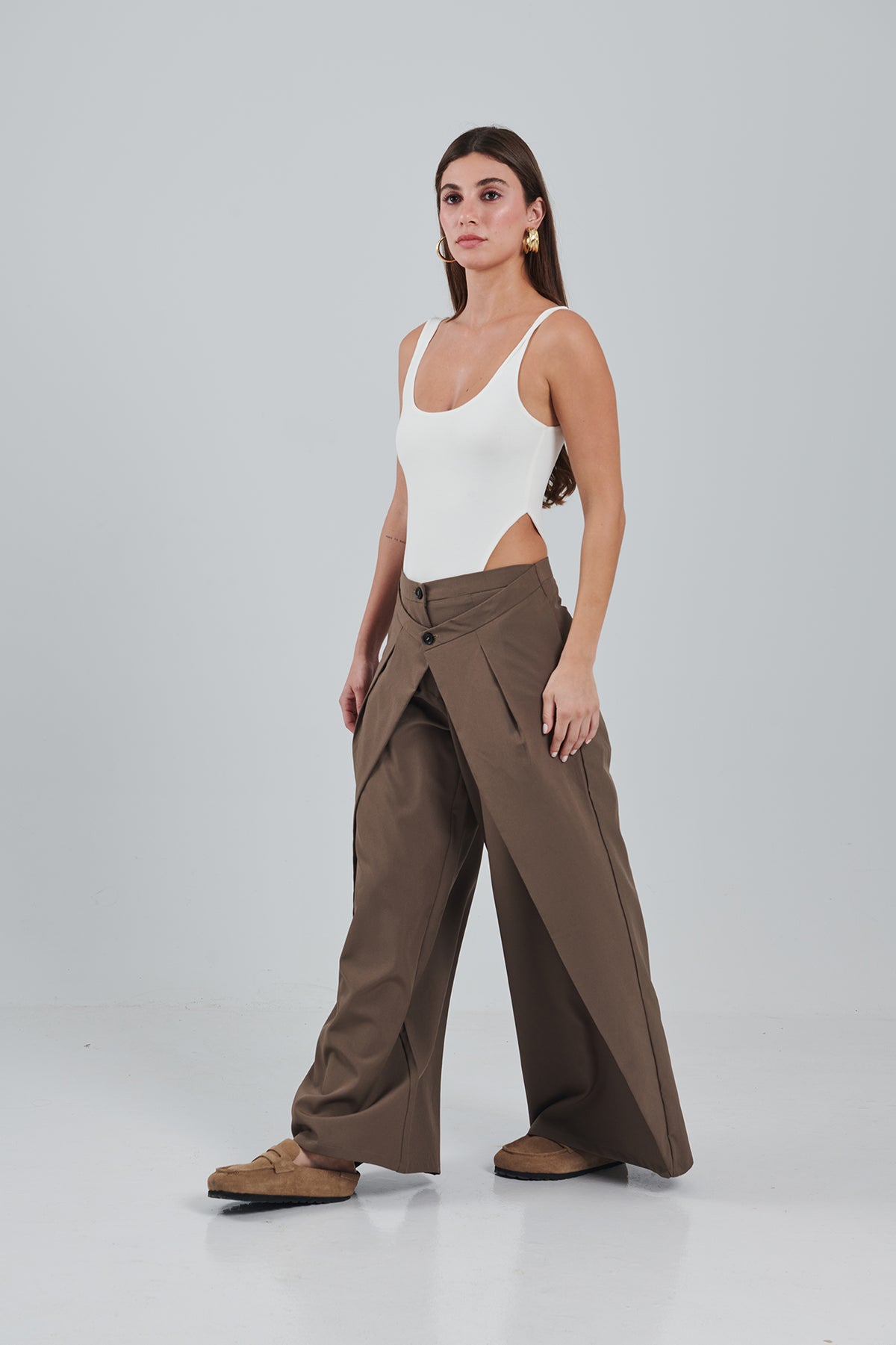 LAYERED WAIST PANTS